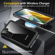 Pachet 360: Husa cu folie integrata Samsung Galaxy S23 ShockProof Dust-Water Proof Full Body, negru