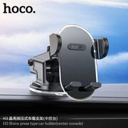 Suport telefon masina pentru bord si parbriz Hoco H3, negru