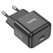 Incarcator priza Type-C PD30W Hoco N32 + cablu USB-C, negru