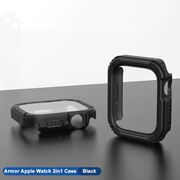[Pachet 360°] Husa + folie Apple Watch 4 / 5/ 6/ SE / SE 2 (40mm) Lito Armor S+, negru