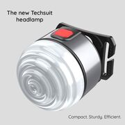 Lanterna frontala LED pentru cap cu acumulator Techsuit