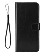 Husa pentru Motorola Moto E13 Wallet tip carte, negru