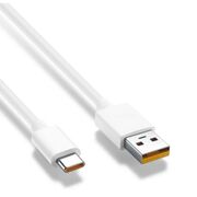 Cablu SuperVOOC USB la Type-C Oppo 65W, 4A, 1m alb