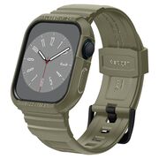 [Pachet husa + curea] Apple Watch 4 / 5 / 6 / 7 / 8 / SE / SE 2 (44mm / 45mm) Spigen Rugged Armor Pro, kaki