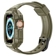 [Pachet husa + curea] Apple Watch Ultra Spigen Rugged Armor Pro, kaki