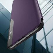 Husa Samsung Galaxy A34 5G Eco Leather View flip tip carte, mov