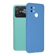 Husa Xiaomi Poco C40 Soft Edge Silicone, albastru