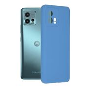 Husa Motorola Moto G72 Soft Edge Silicone, albastru