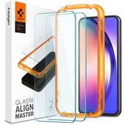 Pachet 2 x Folie sticla pentru Samsung Galaxy A54 Spigen - glass.tr align master (2 pack) - clear