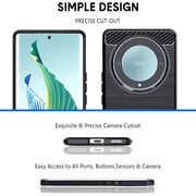 Husa Honor Magic 5 Lite Carbon Silicone, negru