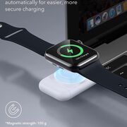 Incarcator wireless portabil pentru Apple Watch ESR, alb
