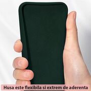 Husa Vivo X80 Lite - soft edge silicone - dark green