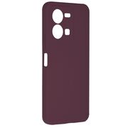 Husa Vivo Y35, Y22s - soft edge silicone - plum violet