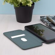 Husa iPhone 14 tip carte - safe wallet plus magnetic - green