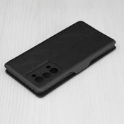 Husa Oppo Reno 6 Pro 5G tip carte - safe wallet plus magnetic, negru