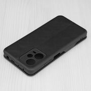 Husa Xiaomi Redmi Note 12 Pro tip carte Safe Wallet Plus, negru