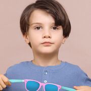 Ochelari de soare pentru copii Techsuit D802, galben / albastru