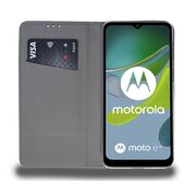 Husa pentru Motorola Moto E13 tip carte, navy blue
