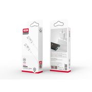 XO cablu fast charge PD 60W NB-Q190A de la USB-C la USB-C, lungime 1m, alb