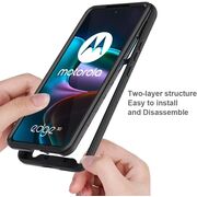 Pachet 360: Husa cu folie integrata Motorola Moto Edge 30 Defense360 - negru