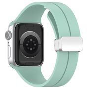 Curea Apple Watch 1/2/3/4/5/6/7/8/9/SE/SE 2 (38/40/41mm) Techsuit, W011, teal green