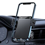 Suport auto 2 in 1 pentru telefon cu incarcare wireless JoyRoom (JR-ZS219) - pentru parbriz, bord sau grila de ventilatie, 15W cu cablu Type-C - negru