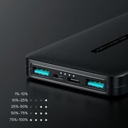 Baterie externa JoyRoom - Power Bank (JR-T012) - 2x USB, Type-C, Micro-USB, 2.1A, 10000mAh - negru