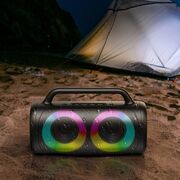 Boxa portabila JoyRoom - Wireless Speaker (JR-MW02) - Bluetooth 5.0 cu lumini RGB, 2500mAh, 40W - negru