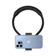 Suport pentru GoPro / Action camera Neck Holder U-Shaped, portabil si flexibil, negru