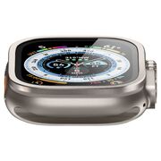 Folie Apple Watch Ultra Spigen Glas.tR Slim Pro, crem