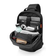 Rucsac sling laptop 14 inch, iPad Tomtoc, 9l, negru, T24M1D1