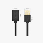 Cablu de extensie Ugreen - (10316) - USB mama la USB tata lungime 2m - negru