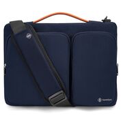 Servieta, geanta laptop 16″ business Tomtoc, albastru, A42F2B1