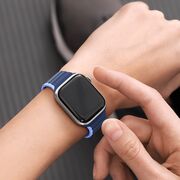 Curea magnetic Apple Watch 1/2/3/4/5/6/7/8/SE/SE 2/Ultra (42/44/45/49mm) Dux ducis - ld series - blue
