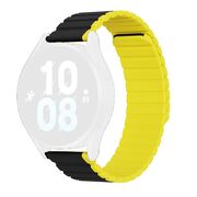 Curea magnetic Huawei Watch GT 2 (46mm)/GT 2 Pro/GT 3 Pro (46mm)/Ultimate, Xiaomi Watch S1 Dux ducis - ld series - negru / galben