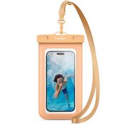 Husa subacvatica telefon waterproof Spigen A601, 3.5 - 7", portocaliu