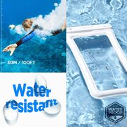 Husa subacvatica telefon waterproof Spigen A601, 3.5 - 7" - alb