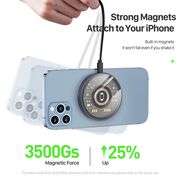 Incarcator Duzzona - wireless charger 3in1 (w13) - pentru iPhone, Apple Watch, Airpods Pro, 15w - transparent
