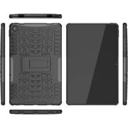 Husa tableta Lenovo Tab M10 Plus Gen 3 10.6 inch TB-125F/TB-128F Shockproof ArmorLok de tip stand - negru