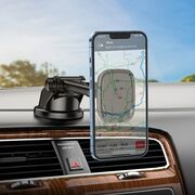 Suport telefon pentru masina bord/parbriz Hoco CA116, negru