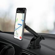 Suport auto magnetic telefon bord / parbriz Hoco CA67, negru