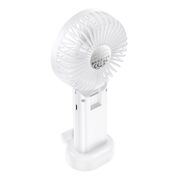 Mini ventilator portabil de birou cu suport telefon Hoco F15