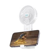 Mini ventilator portabil de birou cu suport telefon Hoco F15