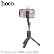 Selfie stick Bluetooth cu telecomanda si trepied Hoco K16