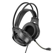 Casti gaming on-ear cu microfon Jack 3.5mm Hoco W106, negru