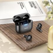 Casti true wireless Bluetooth cu microfon Hoco EW34, alb