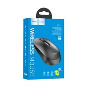 Mouse wireless pentru laptop 2.4G, 1200 DPI Hoco GM14, negru