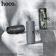 Boxa handsfree wireless portabila TWS, Waterproof, with Dual Dynamic Units 360°, Bluetooth 5.3, 10W Hoco HC16, negru