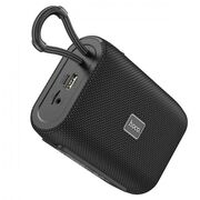 Mini boxa wireless portabila TWS, FM, TF Card, USB, AUX, 1200mAh, 5W + casti Bluetooth Hoco HC15, negru