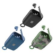 Mini boxa wireless portabila TWS, FM, TF Card, USB, AUX, 1200mAh, 5W + casti Bluetooth Hoco HC15, negru